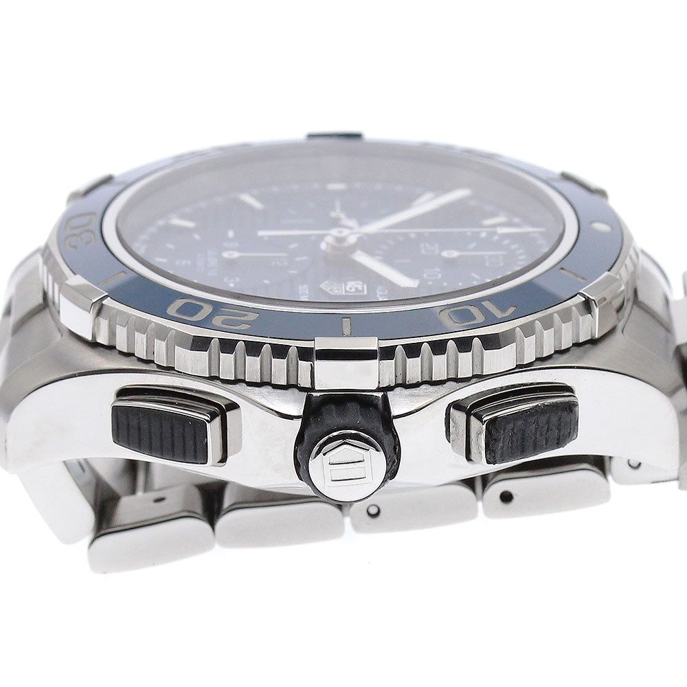 TAG Heuer CAK2112.BA0833 Aquaracer Date Chronograph Automatic Men's Watch Excellent Condition with Warranty.