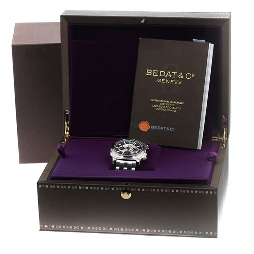 BEDAT&Co B867.011.311B N0.8 Chronograph Date Automatic Men's Watch Excellent Condition with Box and Warranty Card