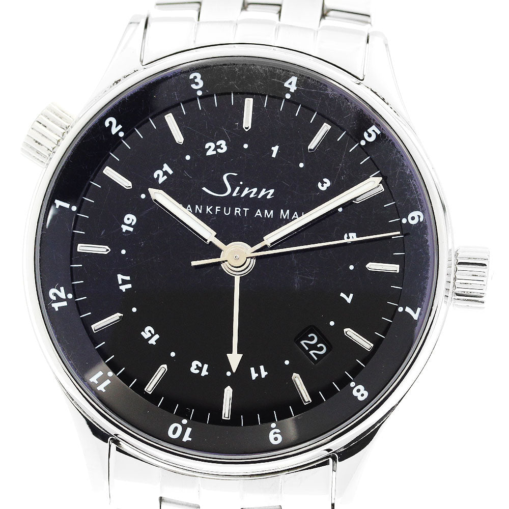 Sinn 6060 Financial Watch Date Dual Time Automatic Men's with Box and Warranty.