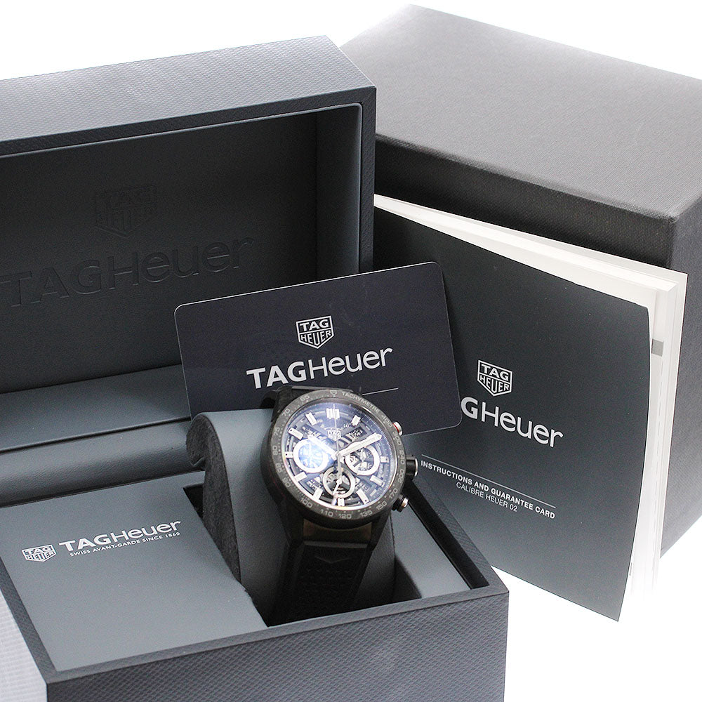 TAG Heuer CBG2016.FT6143 Carrera Calibre Heuer 02 Automatic Men's Watch with Box and Warranty.