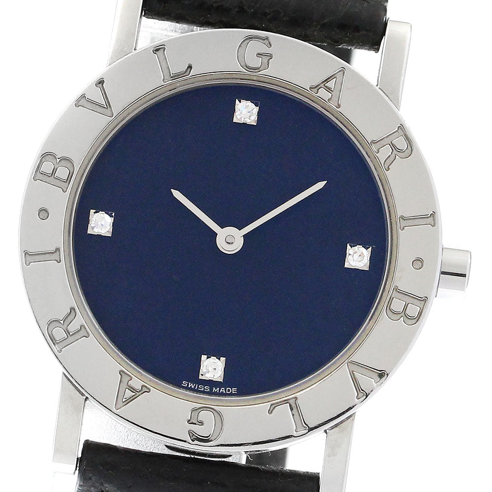 BVLGARI BB30SLD Bulgari Date 4P Diamond Quartz Boys' Watch