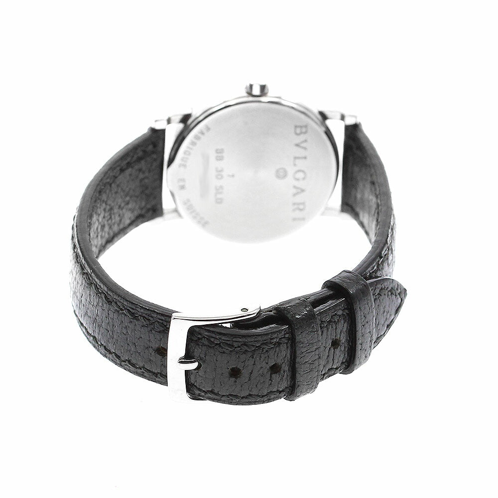 BVLGARI BB30SLD Bulgari Date 4P Diamond Quartz Boys' Watch