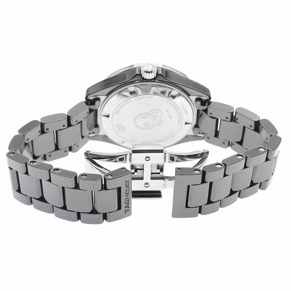 TAG Heuer Way1395 Aquaracer Diamond Bezel Date Quartz Ladies Watch Excellent Condition with Warranty.