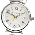 LOUIS VUITTON Q13130 Tambour Hologram Date Quartz Ladies Watch (Good Condition)