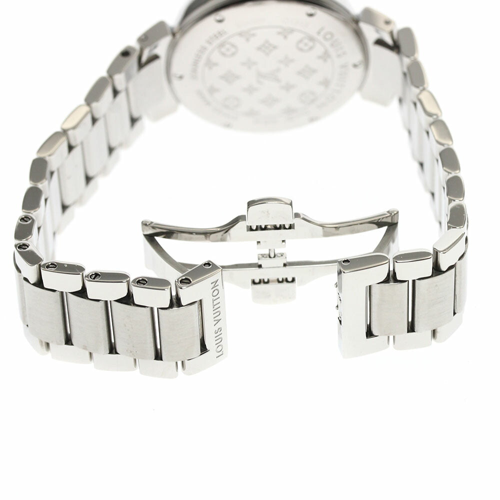 LOUIS VUITTON Q13130 Tambour Hologram Date Quartz Ladies Watch (Good Condition)