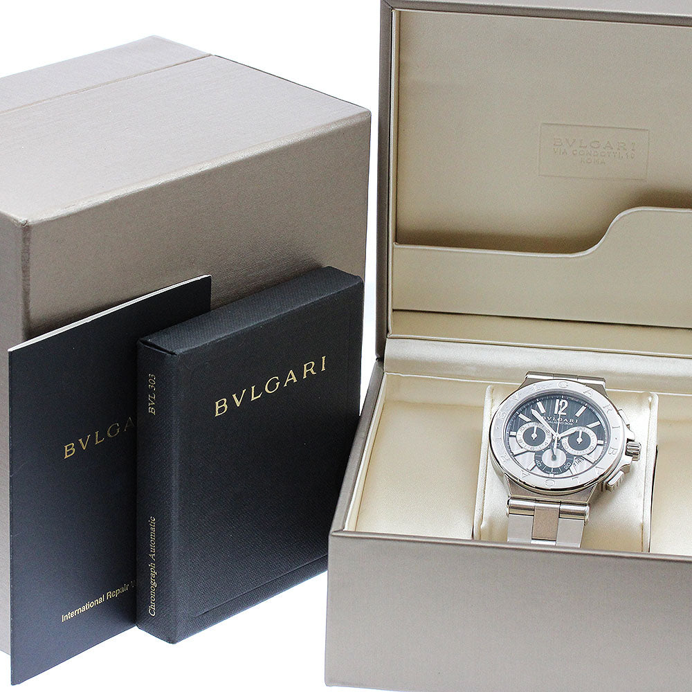 BVLGARI DG42SCH Diagono Calibro 303 Chronograph Automatic Men's Watch (with box and warranty)