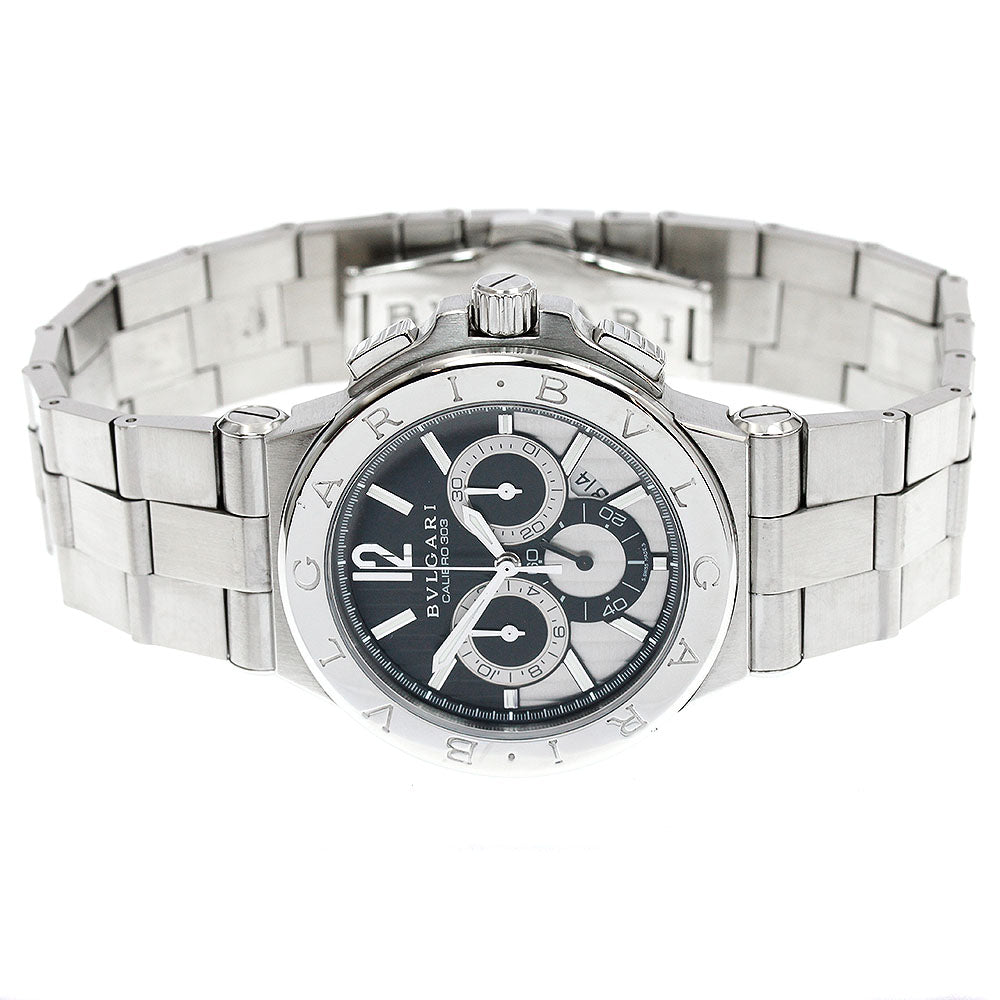BVLGARI DG42SCH Diagono Calibro 303 Chronograph Automatic Men's Watch (with box and warranty)
