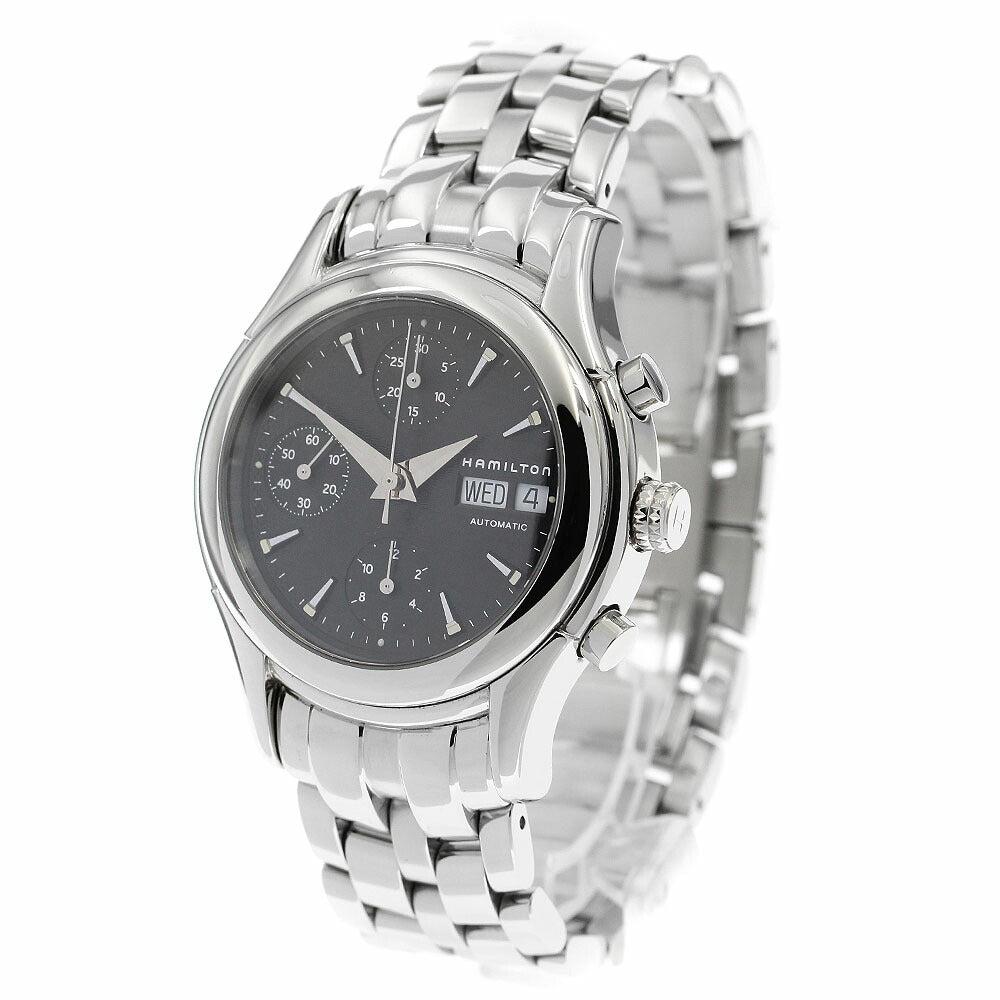 HAMILTON 021530 Jazzmaster Chronograph Day-Date Automatic Men's Watch (Good Condition)