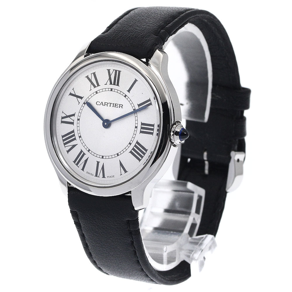 CARTIER WSRN0031 Ronde Must de 36mm Quartz Boys' Watch with Warranty
