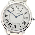 CARTIER WSRN0034 Ronde Must de 36mm Quartz Boys' Watch Excellent Condition with Warranty.