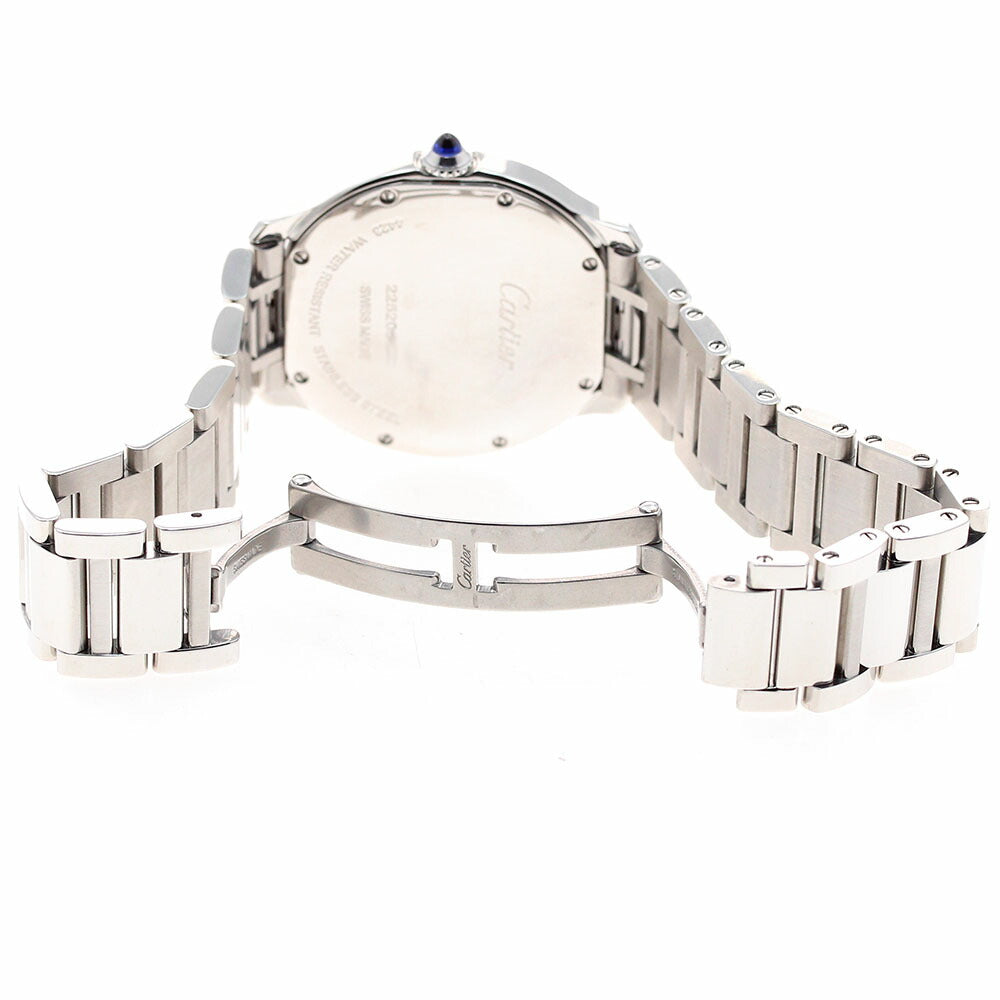 CARTIER WSRN0034 Ronde Must de 36mm Quartz Boys' Watch Excellent Condition with Warranty.