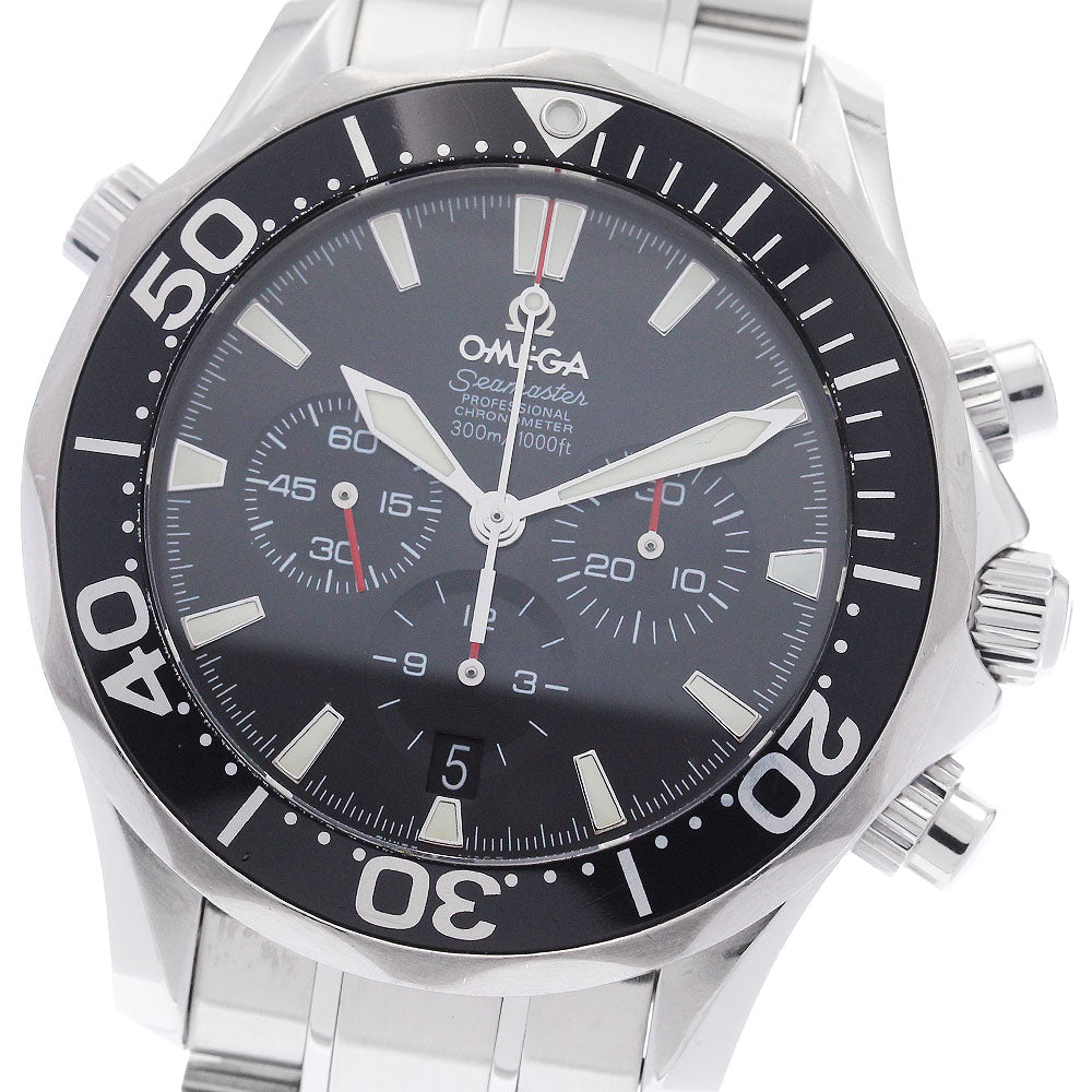 OMEGA 2594.52 Seamaster 300 Chronograph Date Automatic Men's Watch (Good Condition)