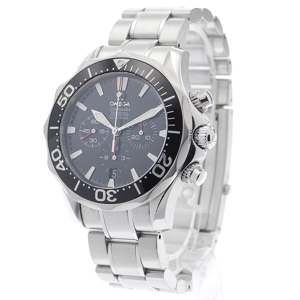 OMEGA 2594.52 Seamaster 300 Chronograph Date Automatic Men's Watch (Good Condition)