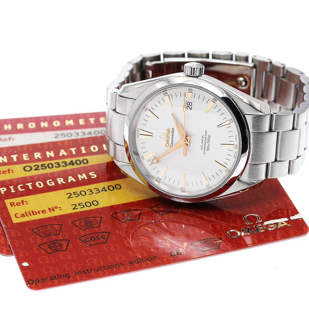 OMEGA 2503.34 Seamaster Aqua Terra Co-Axial Date Automatic Men's Watch Excellent Condition with Warranty.