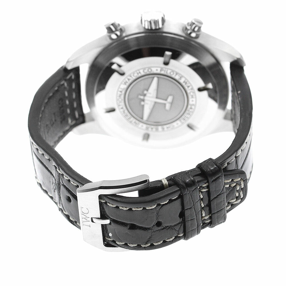 IWC SCHAFFHAUSEN IW377709 Pilot's Watch Day-Date Chronograph Automatic Men's Watch with Warranty Card