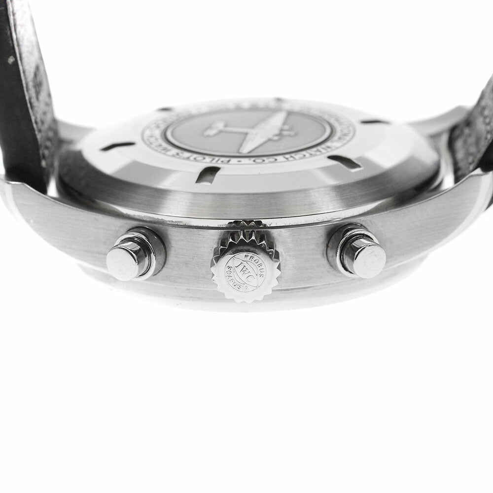 IWC SCHAFFHAUSEN IW377709 Pilot's Watch Day-Date Chronograph Automatic Men's Watch with Warranty Card