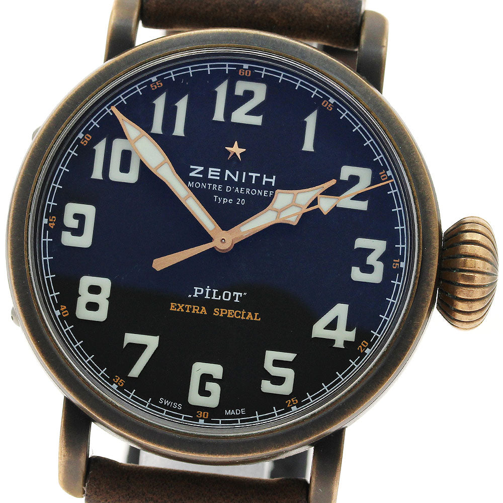 ZENITH 29.2430.679 Pilot Type 20 Extra Special Automatic Men's Watch (Good Condition)