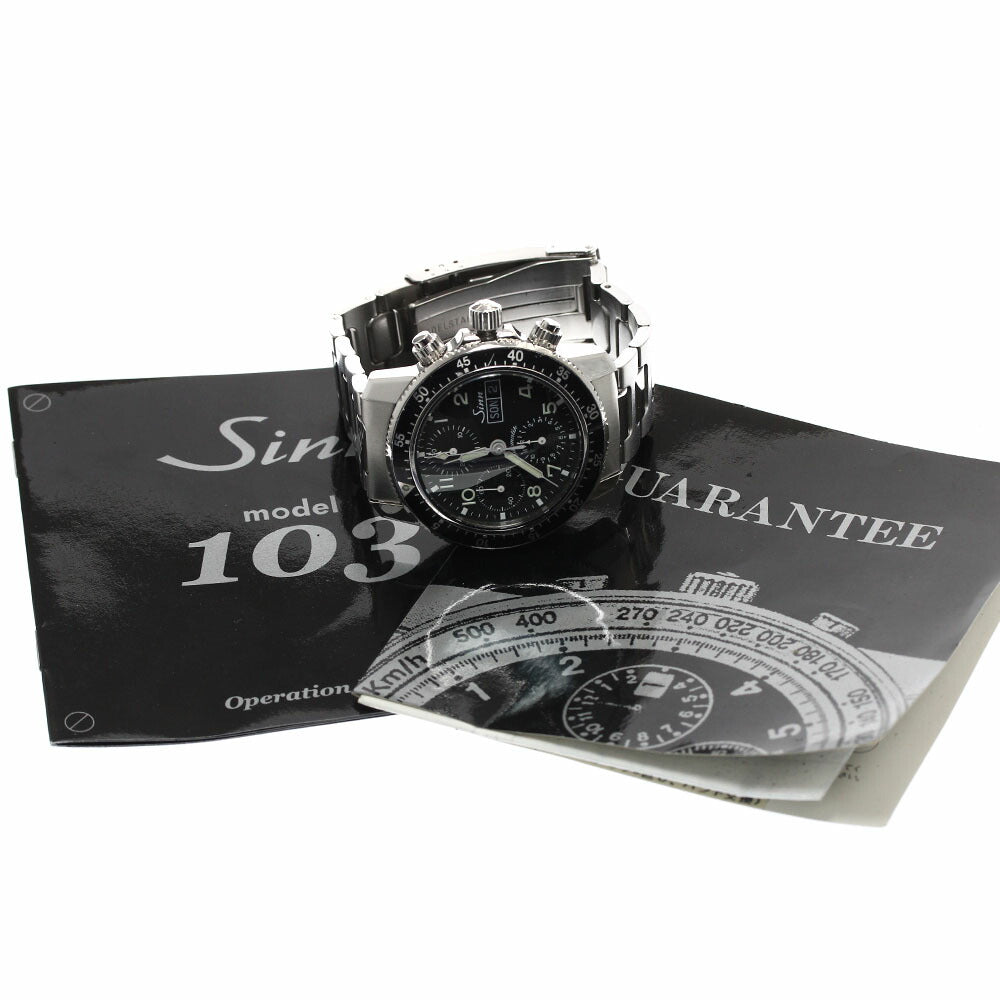 Sinn 103.B.SA.AUTO Chronograph Day-Date Automatic Men's Watch with Warranty Card