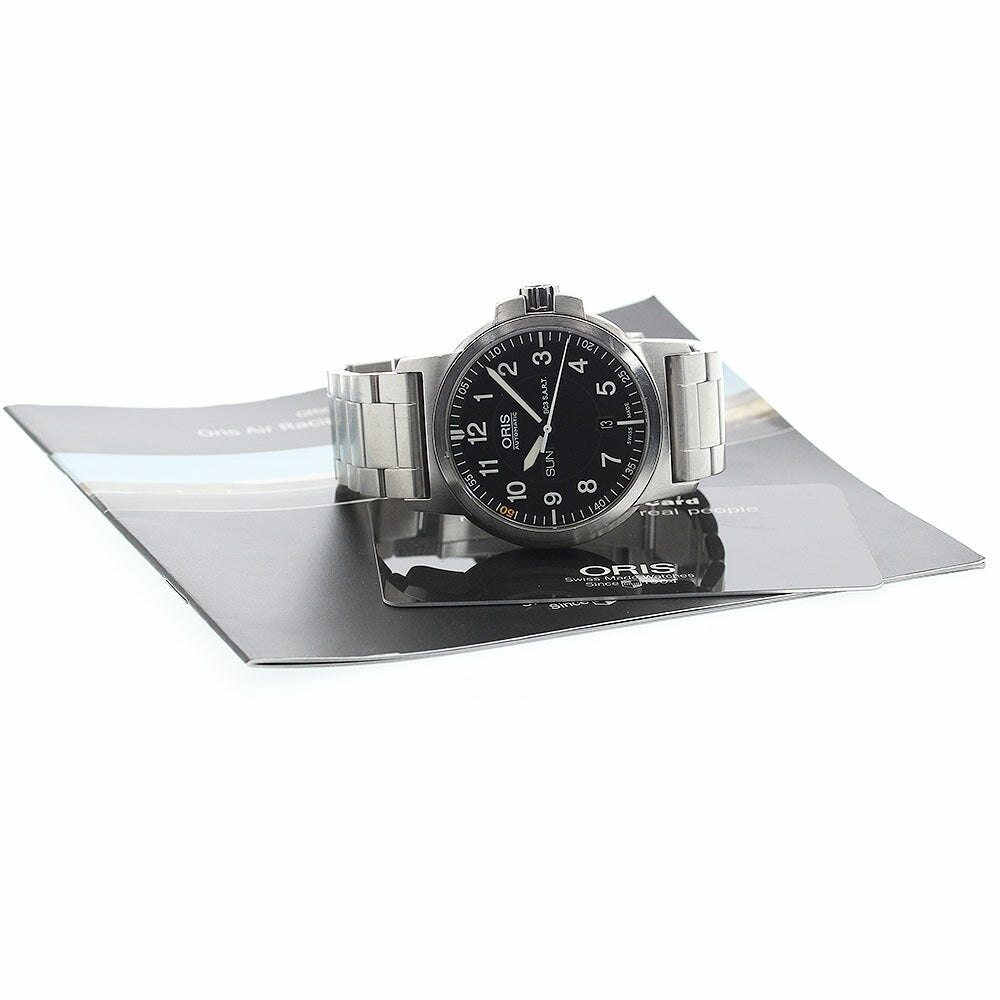 ORIS 01 735 7641 4184-Set ProPilot BC3 Air Racing Silver Lake Limited Automatic Men's Watch with Warranty