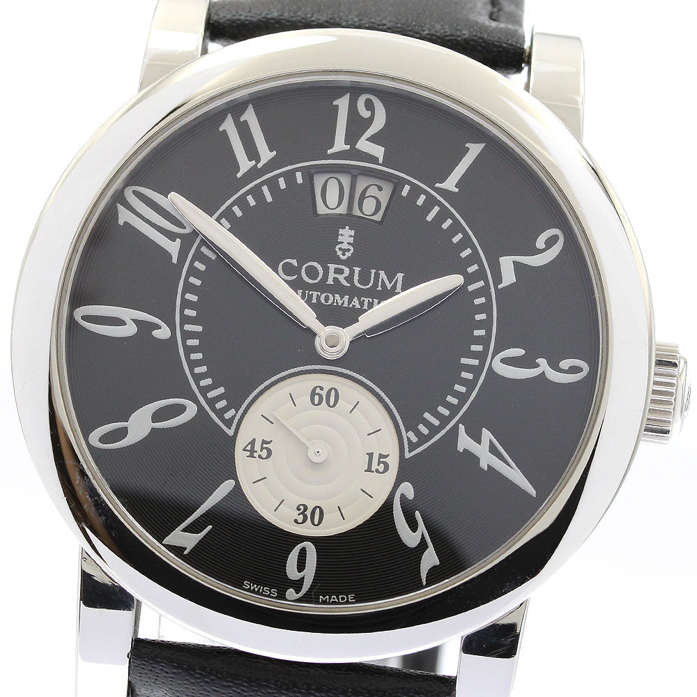 CORUM 922.201.20 Classical Big Date Automatic Men's Watch (Good Condition)