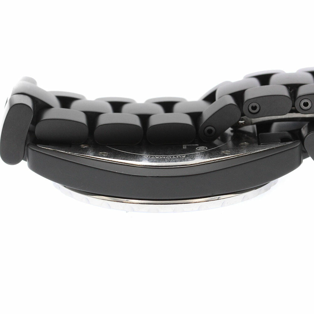 CHANEL H3131 J12 Matte Black Ceramic 42mm Automatic Men's Watch with Warranty Card