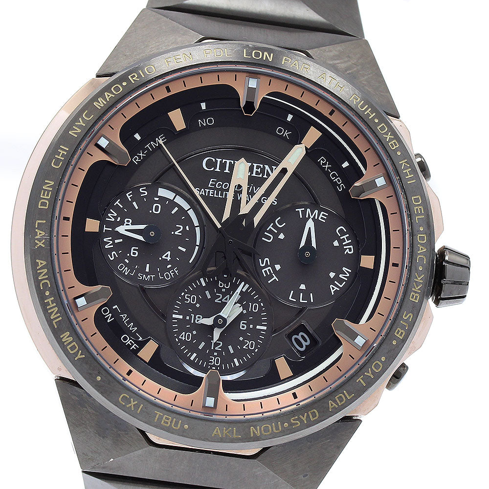 CITIZEN F950-T026729/CC4025-82E Satellite Wave Eco-Drive 50th Anniversary Solar Radio-Controlled Men's Watch (Good Condition)