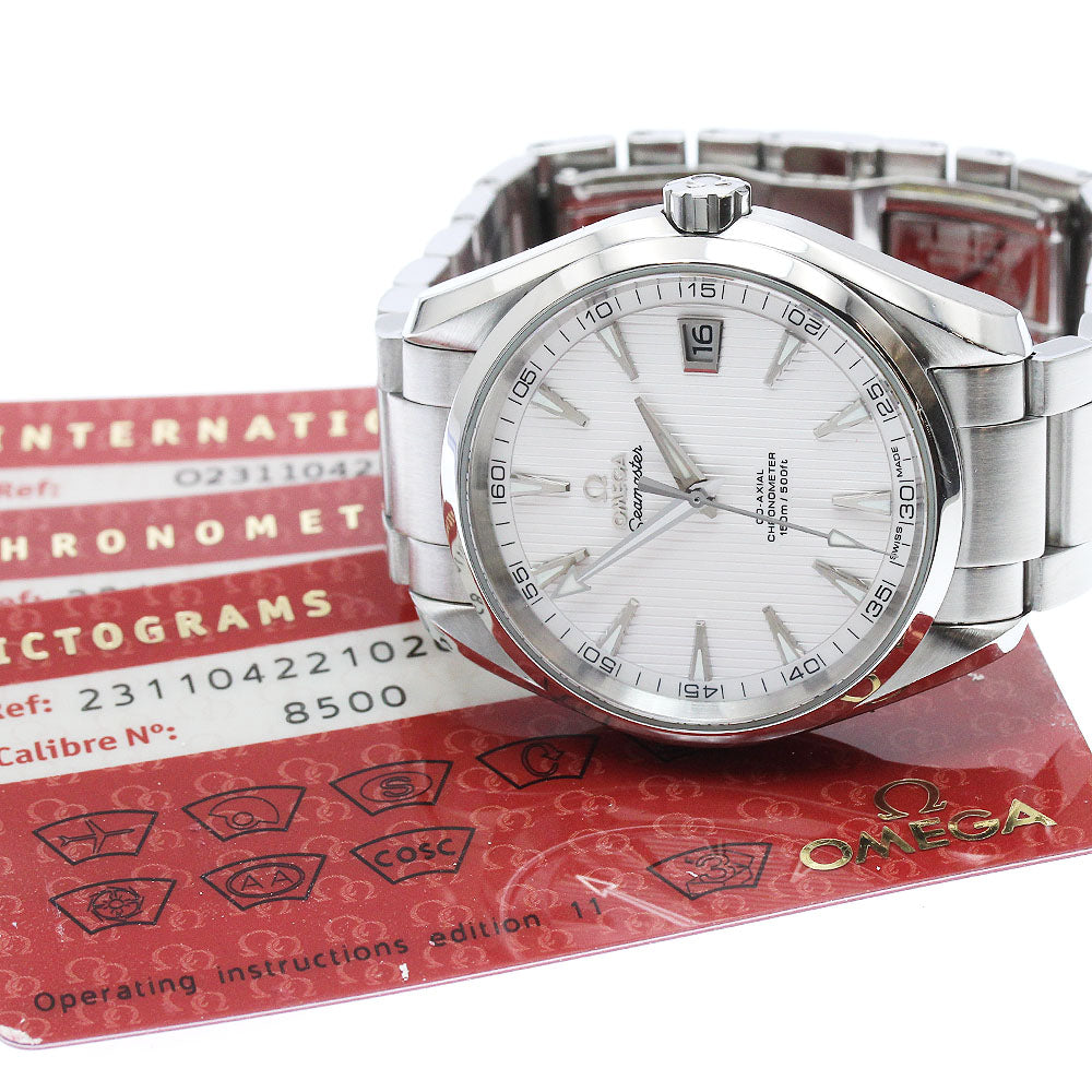 OMEGA 231.10.42.21.02.001 Seamaster Aqua Terra 150M Date Co-Axial Automatic Men's Watch with Warranty
