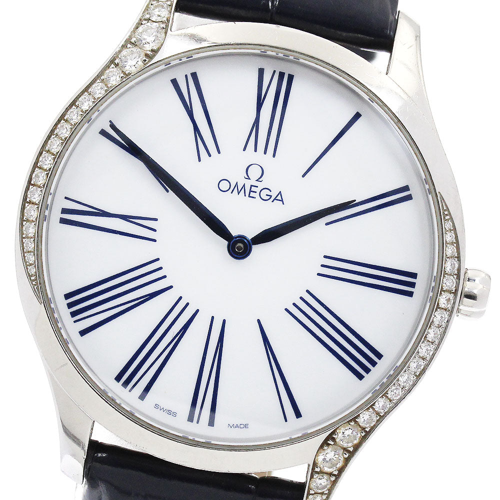 OMEGA 428.18.39.60.04.001 De Ville Tresor Diamond Bezel Quartz Men's Watch