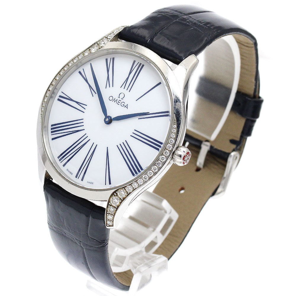OMEGA 428.18.39.60.04.001 De Ville Tresor Diamond Bezel Quartz Men's Watch