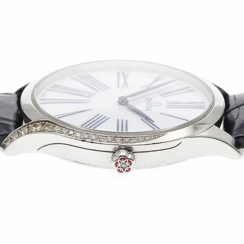 OMEGA 428.18.39.60.04.001 De Ville Tresor Diamond Bezel Quartz Men's Watch