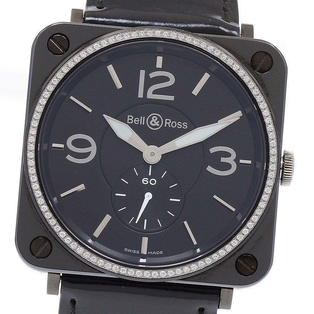 Bell & Ross BRS-98-BCS Diamond Bezel Quartz Ladies Watch - Excellent Condition