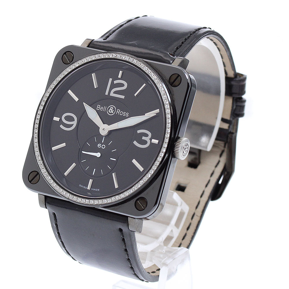 Bell & Ross BRS-98-BCS Diamond Bezel Quartz Ladies Watch - Excellent Condition