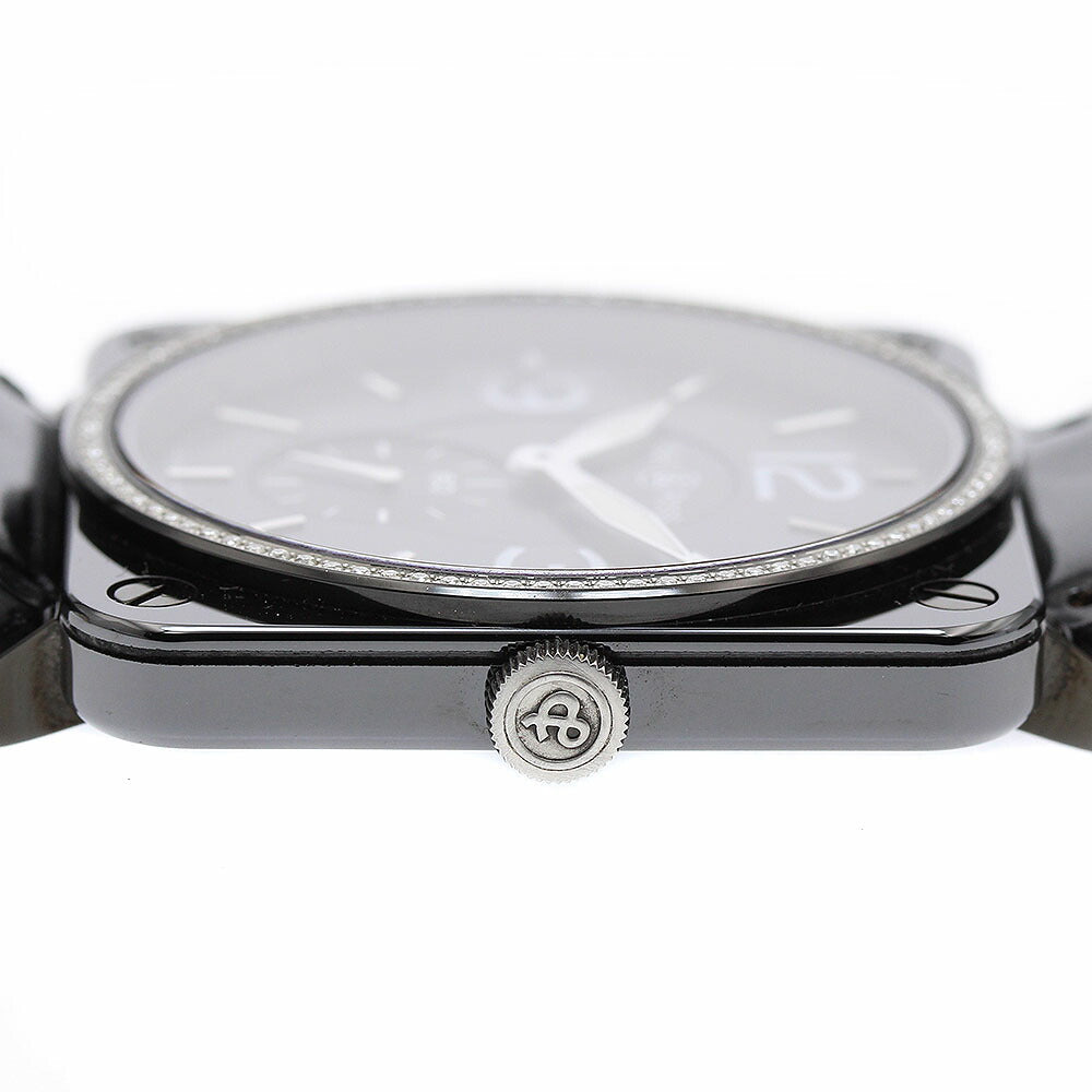 Bell & Ross BRS-98-BCS Diamond Bezel Quartz Ladies Watch - Excellent Condition
