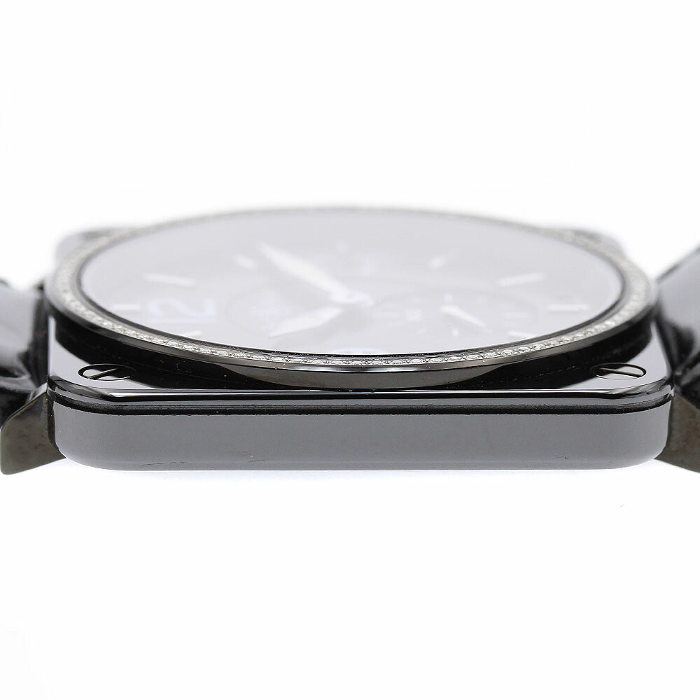 Bell & Ross BRS-98-BCS Diamond Bezel Quartz Ladies Watch - Excellent Condition