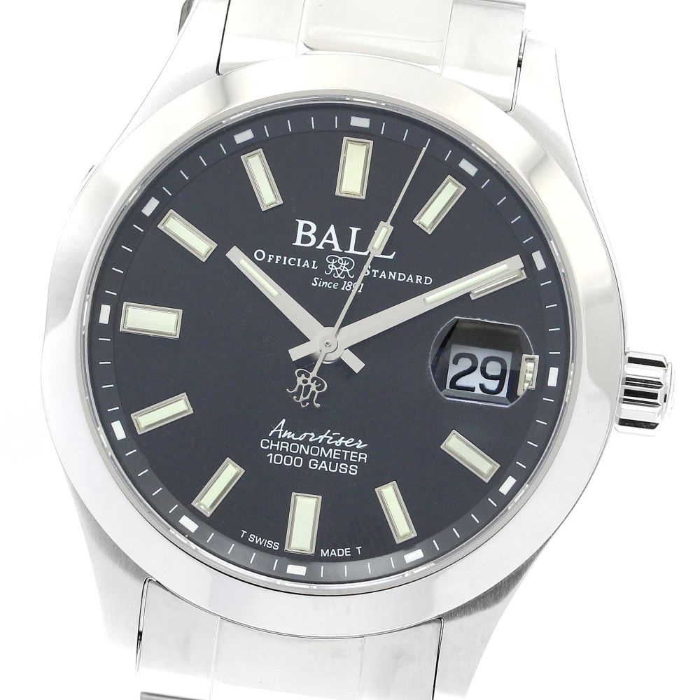 BALL WATCH NM3000C-S2C-BK Engineer Master II Endurance 1917 Date Automatic Men's Watch Unused with Warranty.