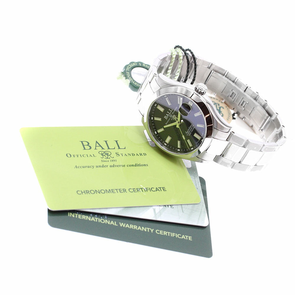 BALL WATCH NM3000C-S2C-BK Engineer Master II Endurance 1917 Date Automatic Men's Watch Unused with Warranty.