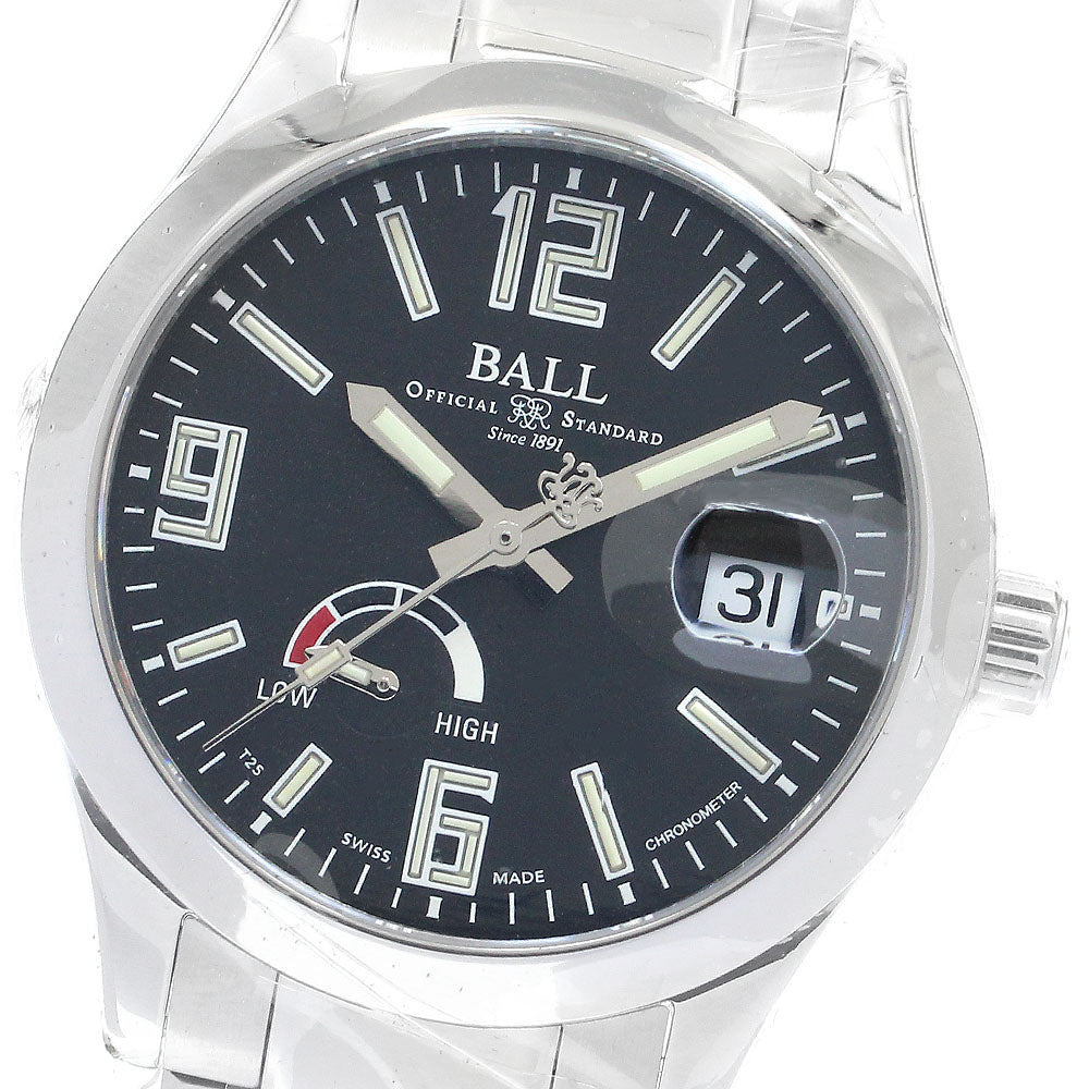 BALLWATCH PM9026C-SCJ-BK Pioneer Power Reserve Automatic Men's Watch Unused with Warranty.