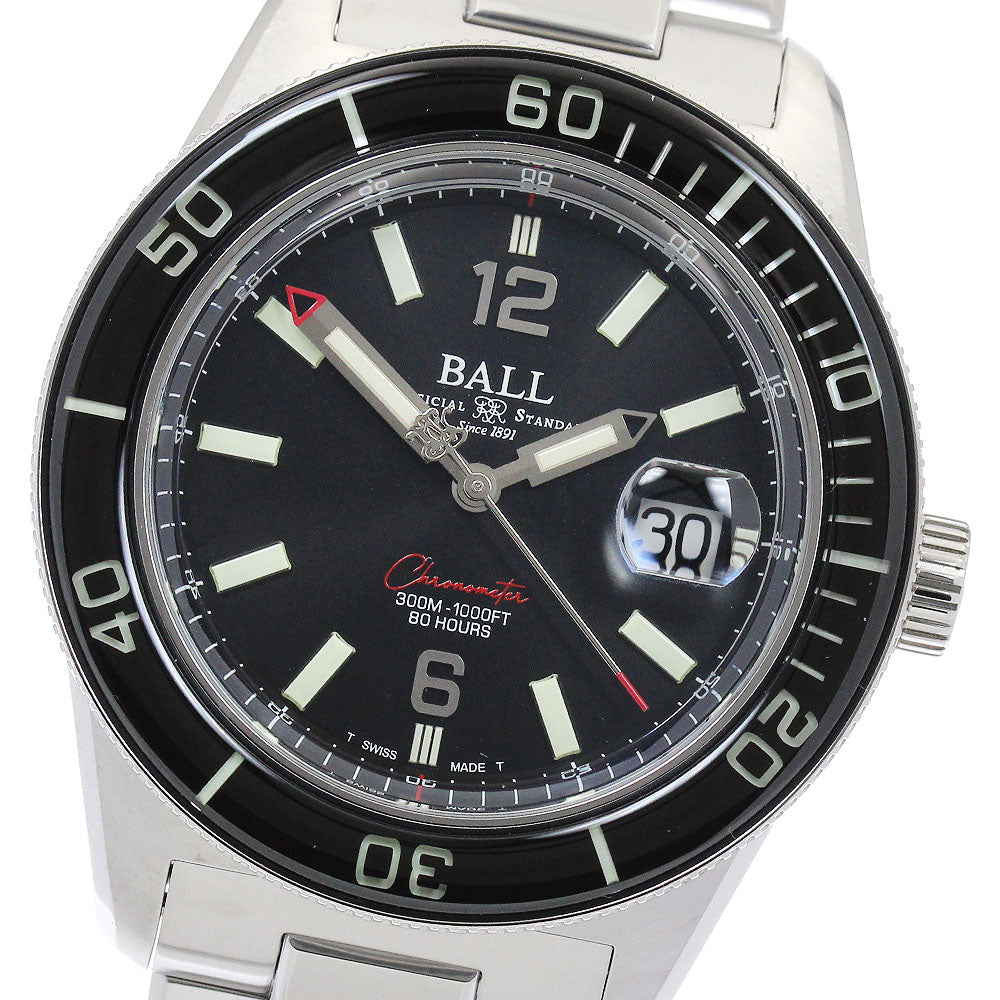 BALLWATCH DD3100A-S1C-BK Engineer M Skin Diver 2 Automatic Men's Watch Unused with Warranty.