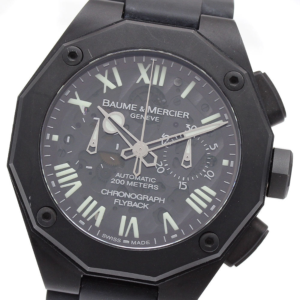 Baume & Mercier 65654/MOA08834 Riviera S Magnum XXL Flyback Automatic Men's Watch (Good Condition)