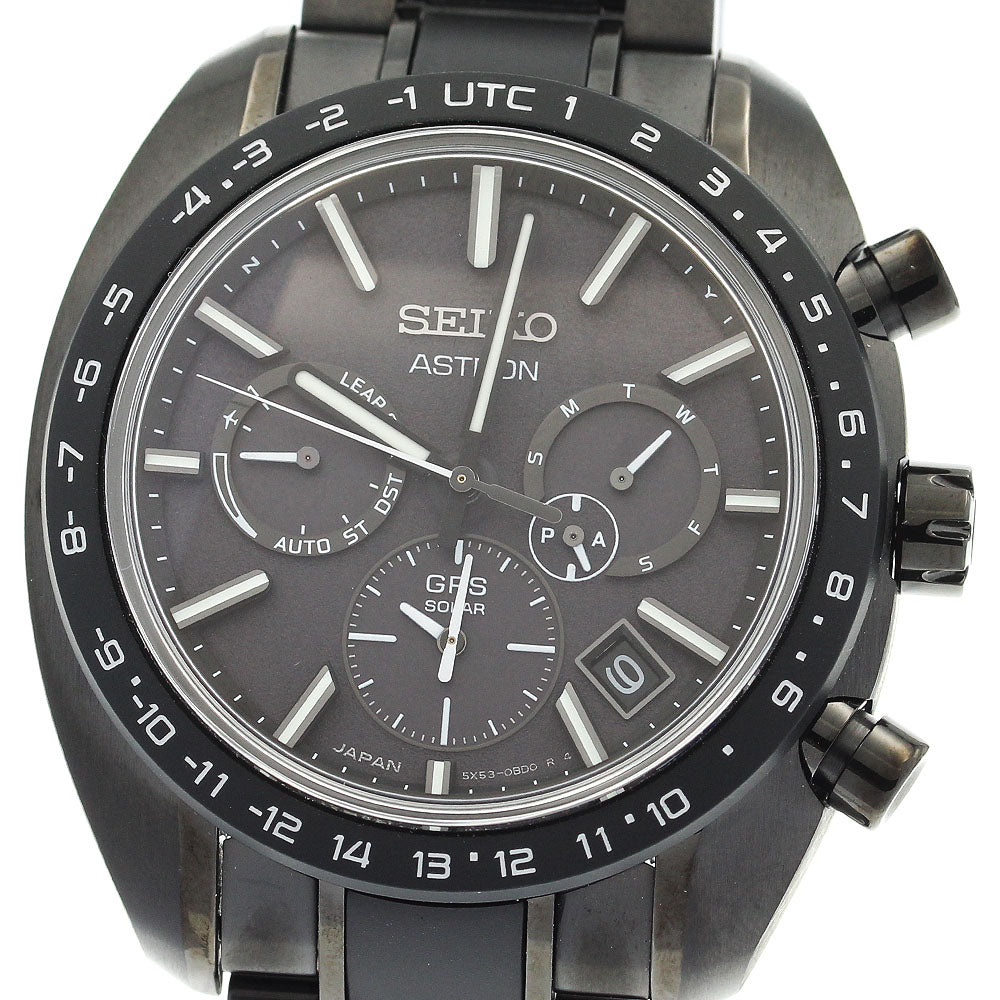 SEIKO SBXC089/5X53-0BF0 Astron 5X Watch Salon Exclusive Model Date GPS Solar Powered Radio Controlled Men's Watch Excellent Condition with Box