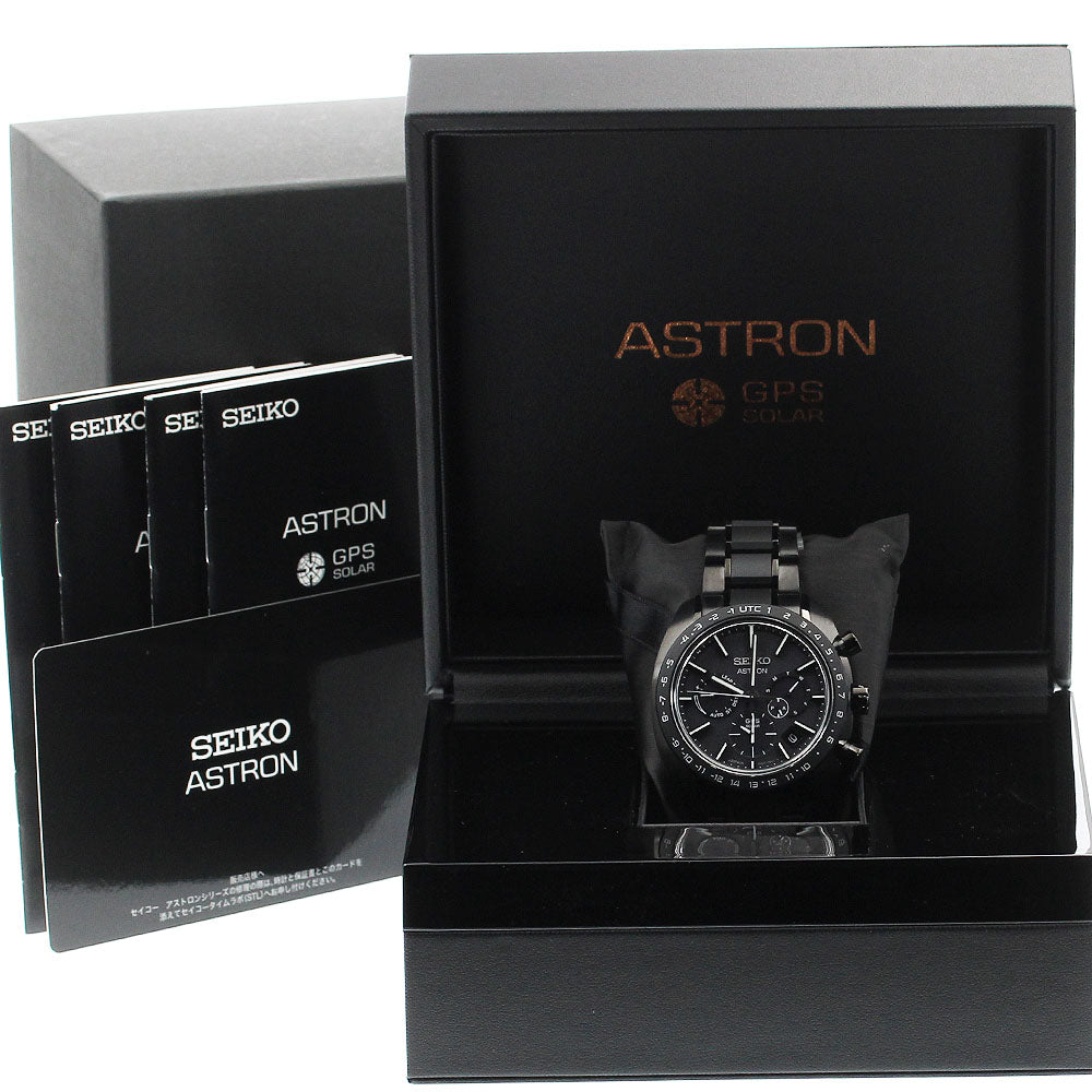 SEIKO SBXC089/5X53-0BF0 Astron 5X Watch Salon Exclusive Model Date GPS Solar Powered Radio Controlled Men's Watch Excellent Condition with Box