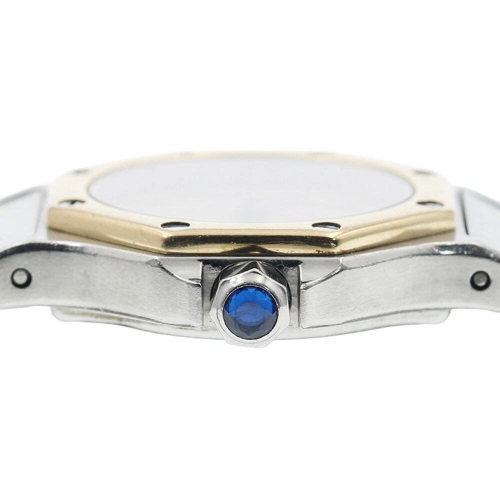 CARTIER W2001683 Santos Octagon SM Date Quartz Ladies Watch with Warranty