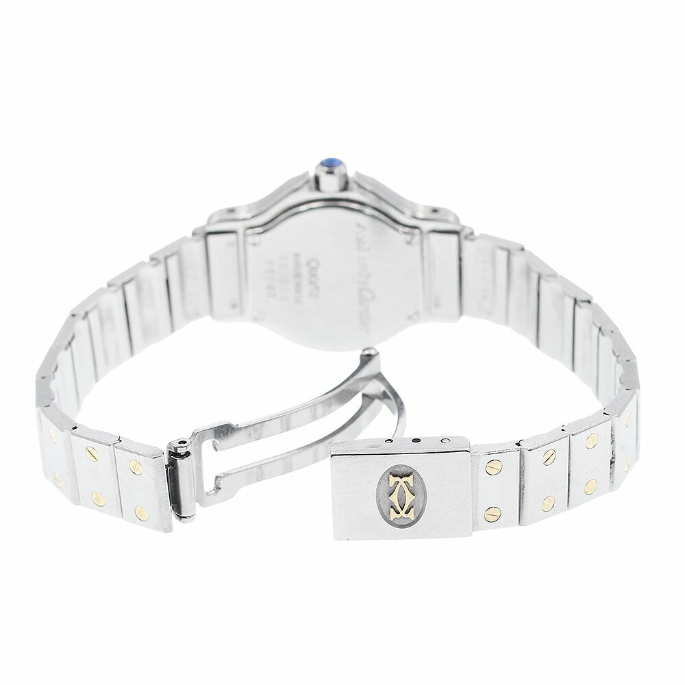 CARTIER W2001683 Santos Octagon SM Date Quartz Ladies Watch with Warranty