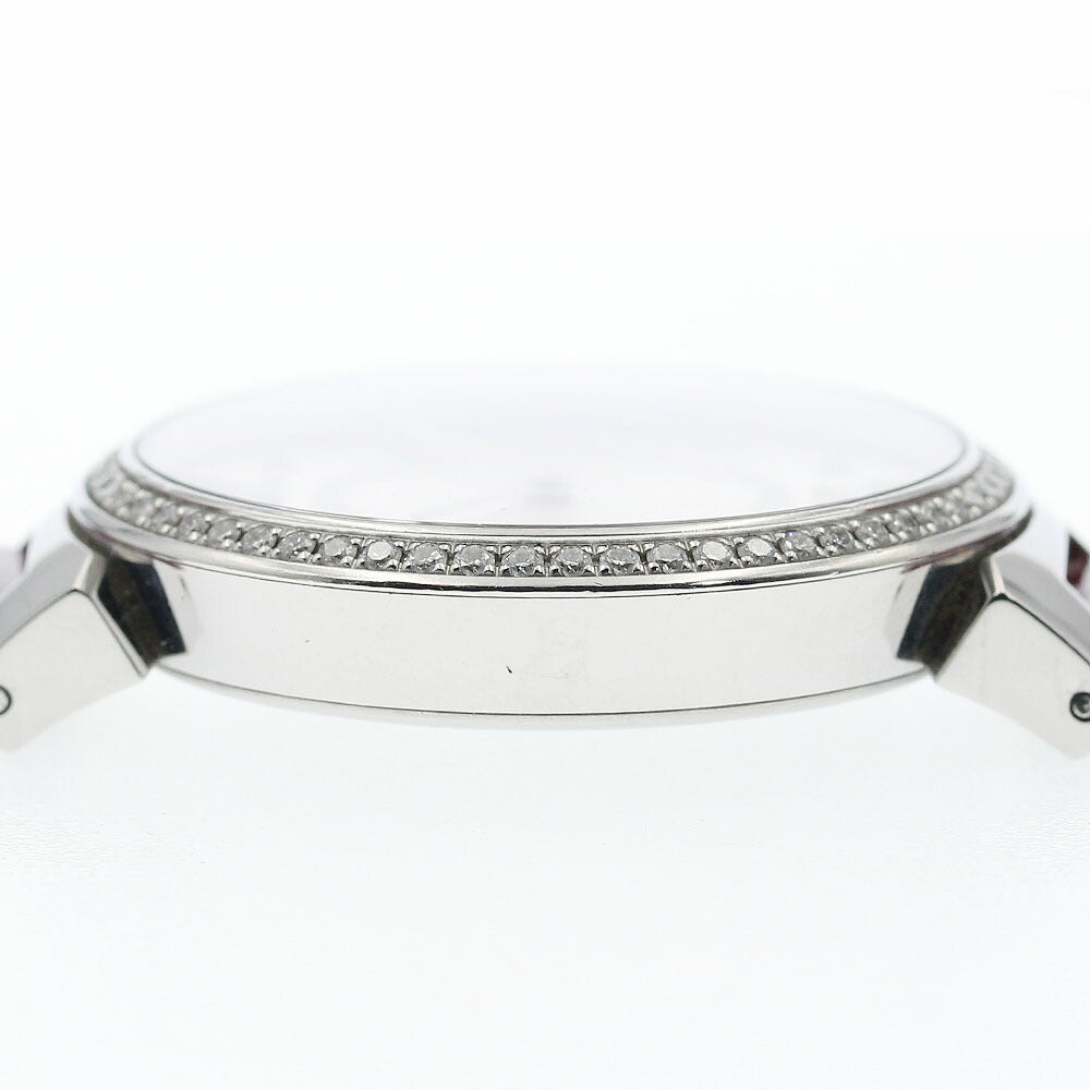 LOUIS VUITTON Q13ML Tambour Diamond Bezel 8P Diamond Quartz Women's Watch
