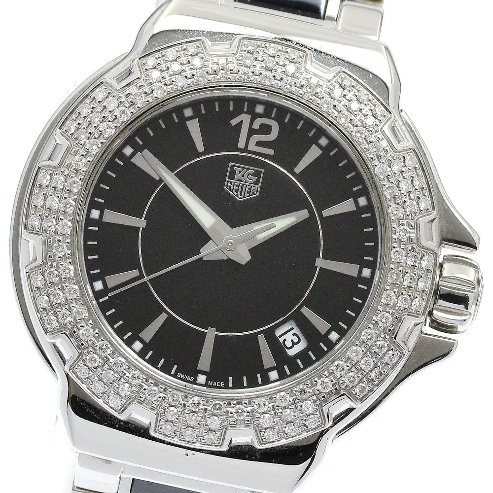 TAG Heuer WAH1214.BA0859 Formula 1 Diamond Bezel Quartz Ladies Watch Excellent Condition with Box and Warranty Card