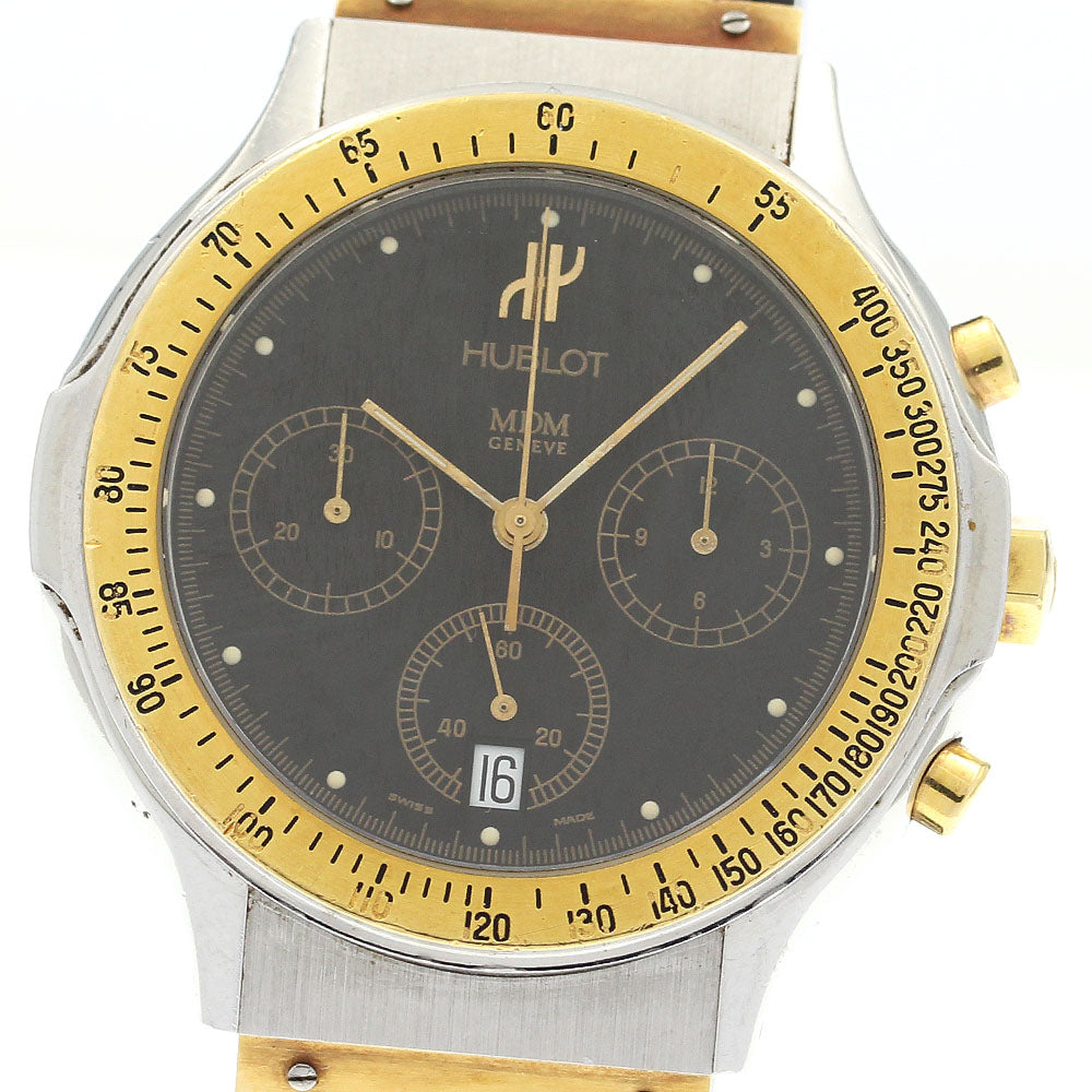 HUBLOT 1621.2 MDM Chronograph YG Combination Quartz Men's Watch