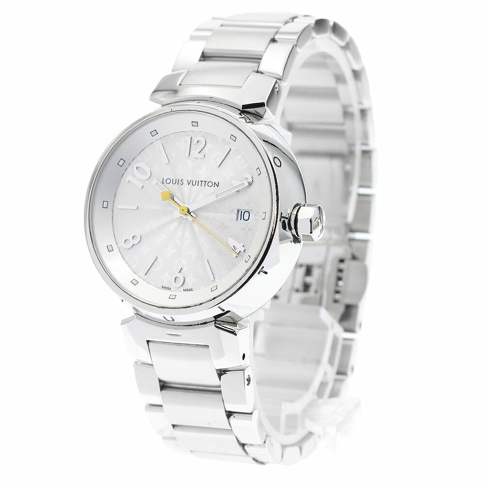 LOUIS VUITTON Q13130 Tambour Hologram Date Quartz Ladies Watch (with box and warranty)