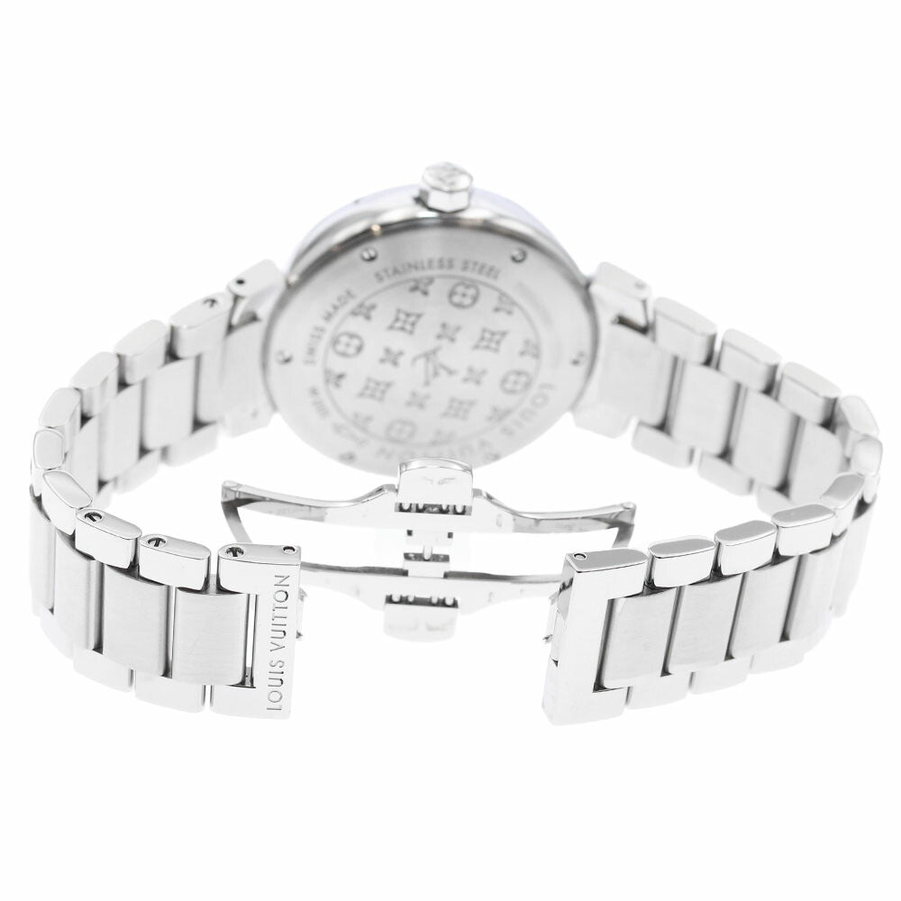 LOUIS VUITTON Q13130 Tambour Hologram Date Quartz Ladies Watch (with box and warranty)