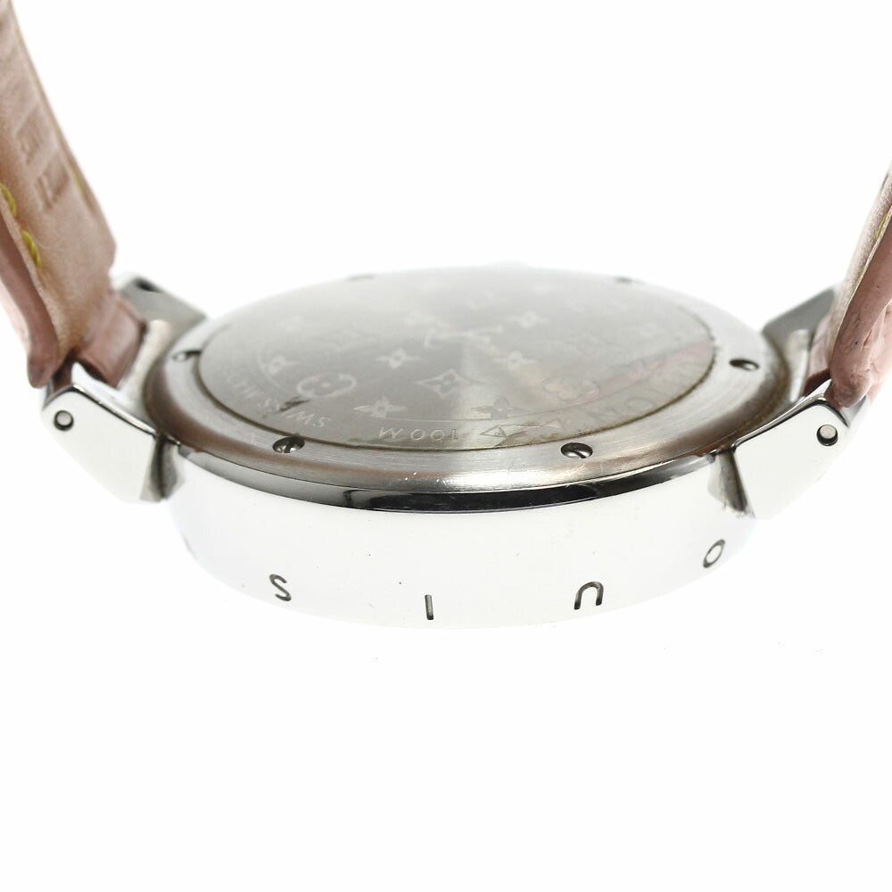 LOUIS VUITTON Q131F Tambour Lovely Diamond 18P Diamond Quartz Women's Watch with Box and Warranty