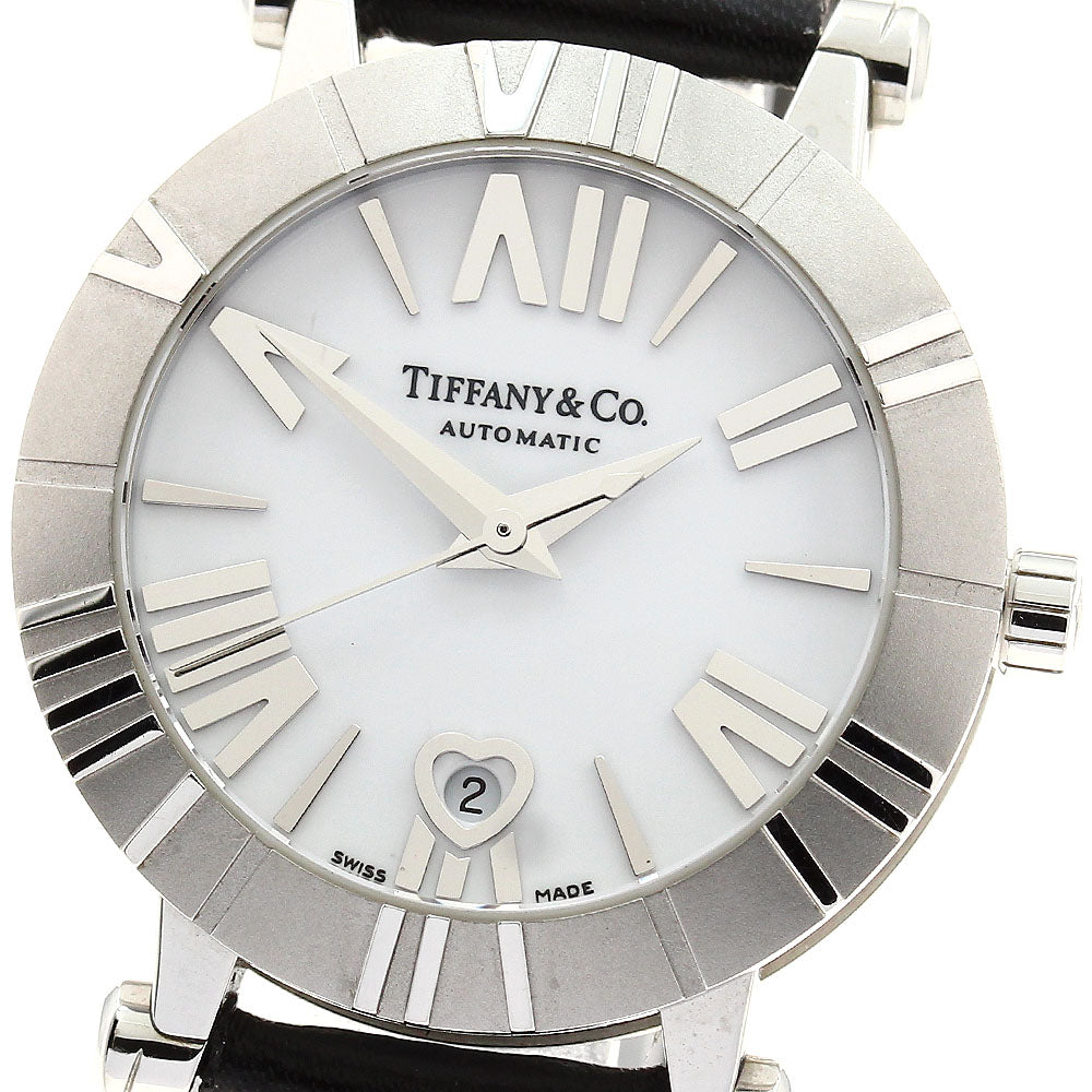 TIFFANY&Co. Z1300.68.11A20A71A Atlas Date Automatic Ladies' Watch with Warranty Card